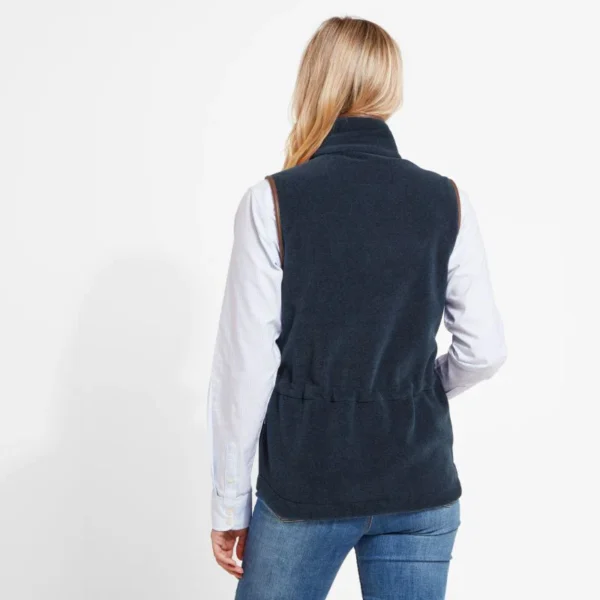 Schoffel Ladies Lyndon Fleece Gilet - Petrol Blue - Image 5