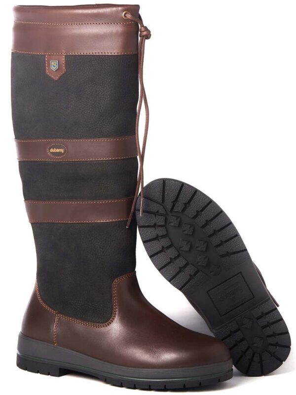 Dubarry Galway Boot Black/Brown - Image 2