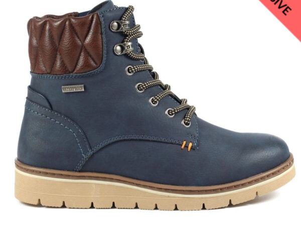 Lunar Roberta Womens Waterproof Boots - Navy