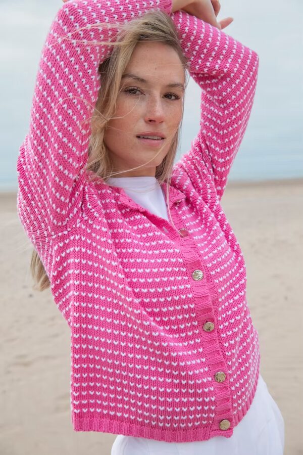 Marble Pink Cardigan