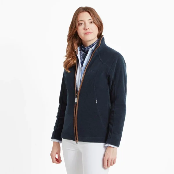 Schoffel ladies Burley Fleece Jacket - Kingfisher - Image 3