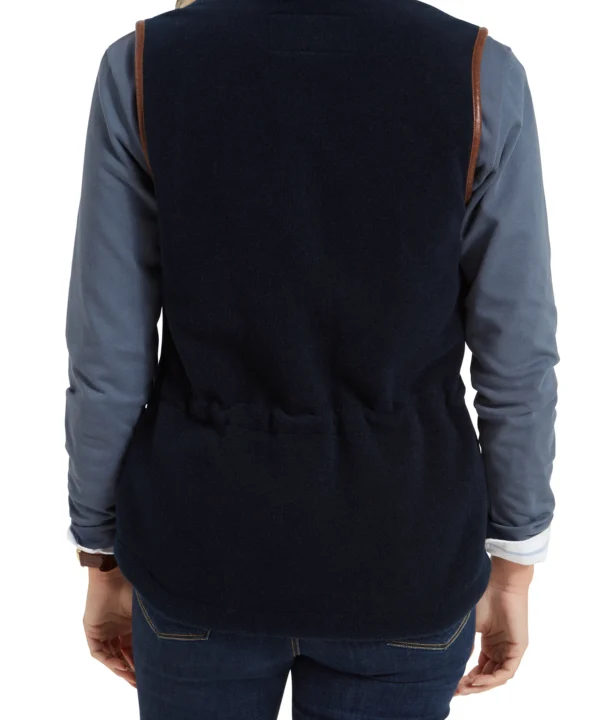 Schoffel Ladies Lyndon Fleece Gilet - Navy - Image 9