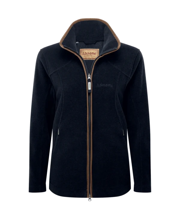 Schoffel ladies Burley Fleece Jacket - Navy