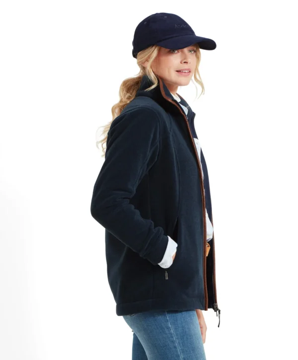 Schoffel ladies Burley Fleece Jacket - Navy - Image 4