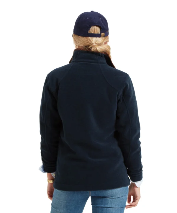 Schoffel ladies Burley Fleece Jacket - Navy - Image 5