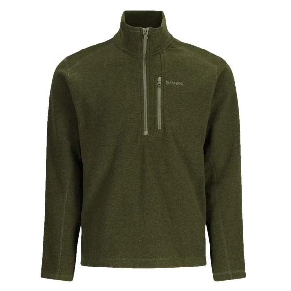 SIMMS RIVERSHED HALF ZIP FLEECE JUMPER