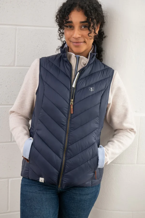 Lighthouse Laurel Gilet - Navy Blue