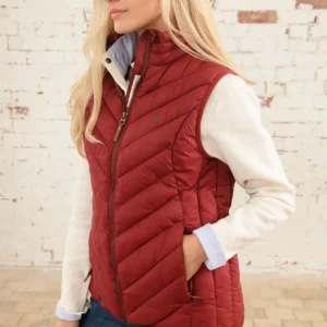 Lighthouse Laurel Gilet - Maroon