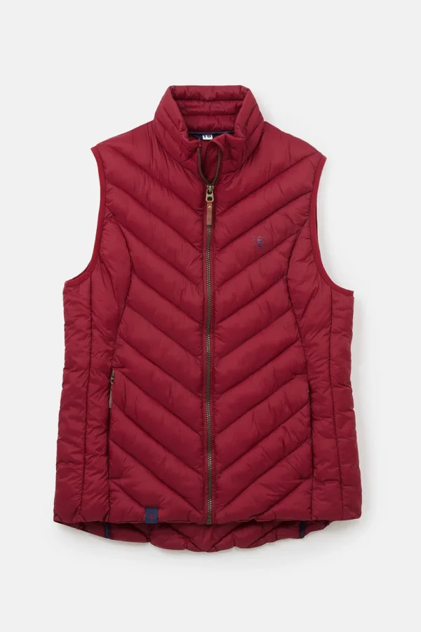 Lighthouse Laurel Gilet - Maroon - Image 3