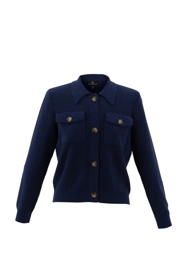 Marble 7797 Cardigan - Navy