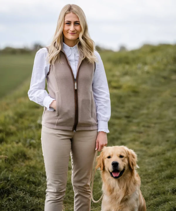 Schoffel Lyndon Fleece Gilet - Mushroom