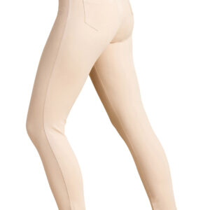 Ladies Marble Five Pocket 7/8 Jeans - beige