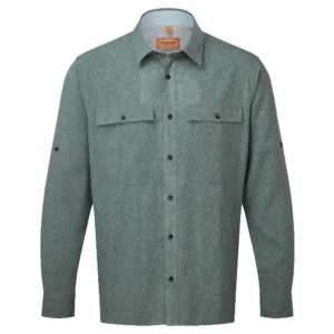 Schoffel UV Protective Findhorn Technical Fishing Shirt - Dark Olive