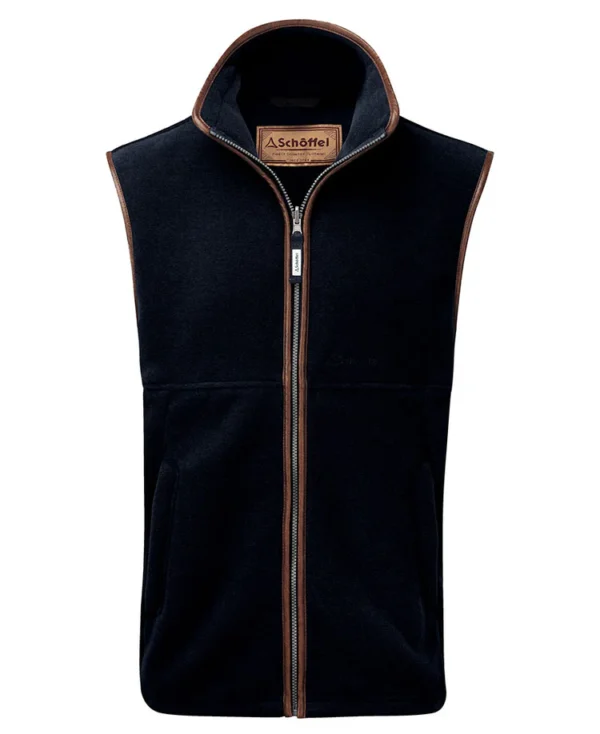 Schoffel Oakham Fleece Gilet Navy
