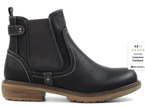 Lunar Roxie III Black Ankle Boot
