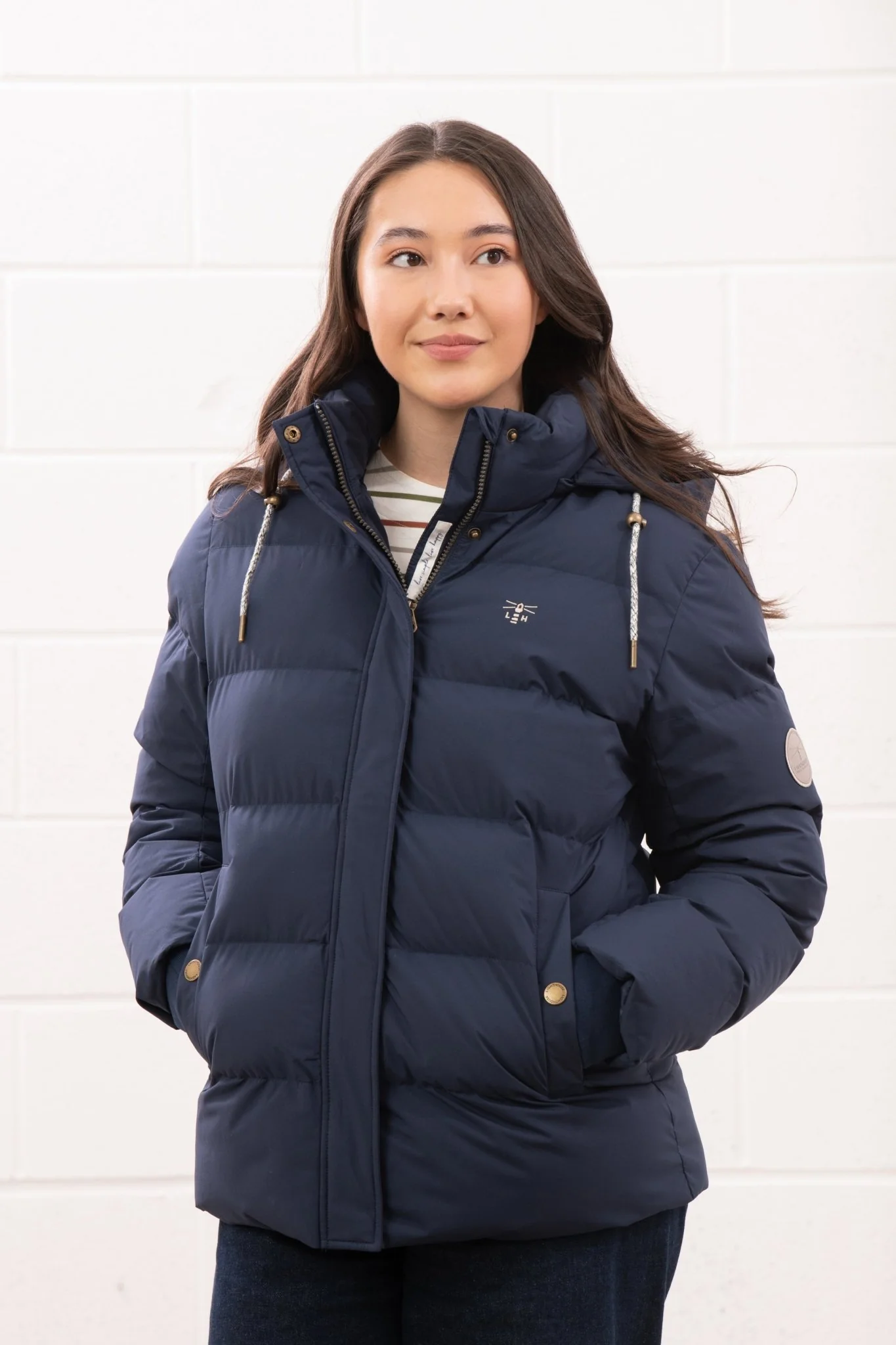 Lighthouse Margot Coat - Navy