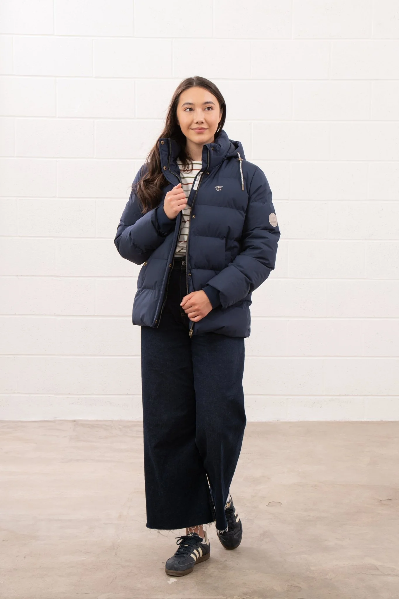 Lighthouse Margot Coat - Navy - Image 4