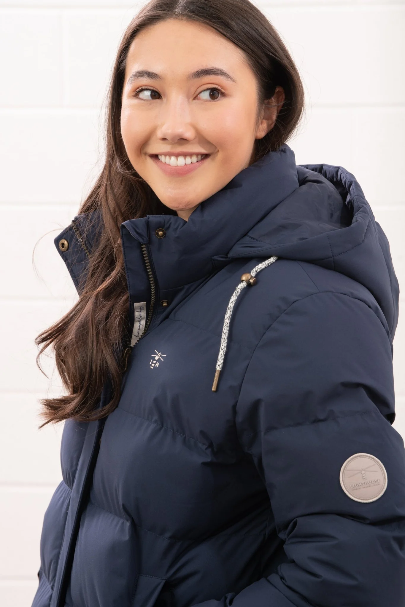 Lighthouse Margot Coat - Navy - Image 5