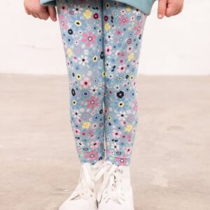 Lighthouse Mollie Leggings - Pastel Teal Floral