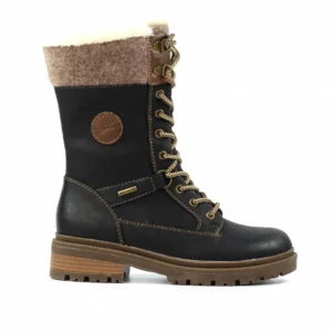 Lunar Cambridge Black Ice Grip Waterproof Boot