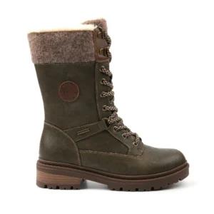 Lunar Cambridge Khaki Ice Grip Waterproof Mid Boot
