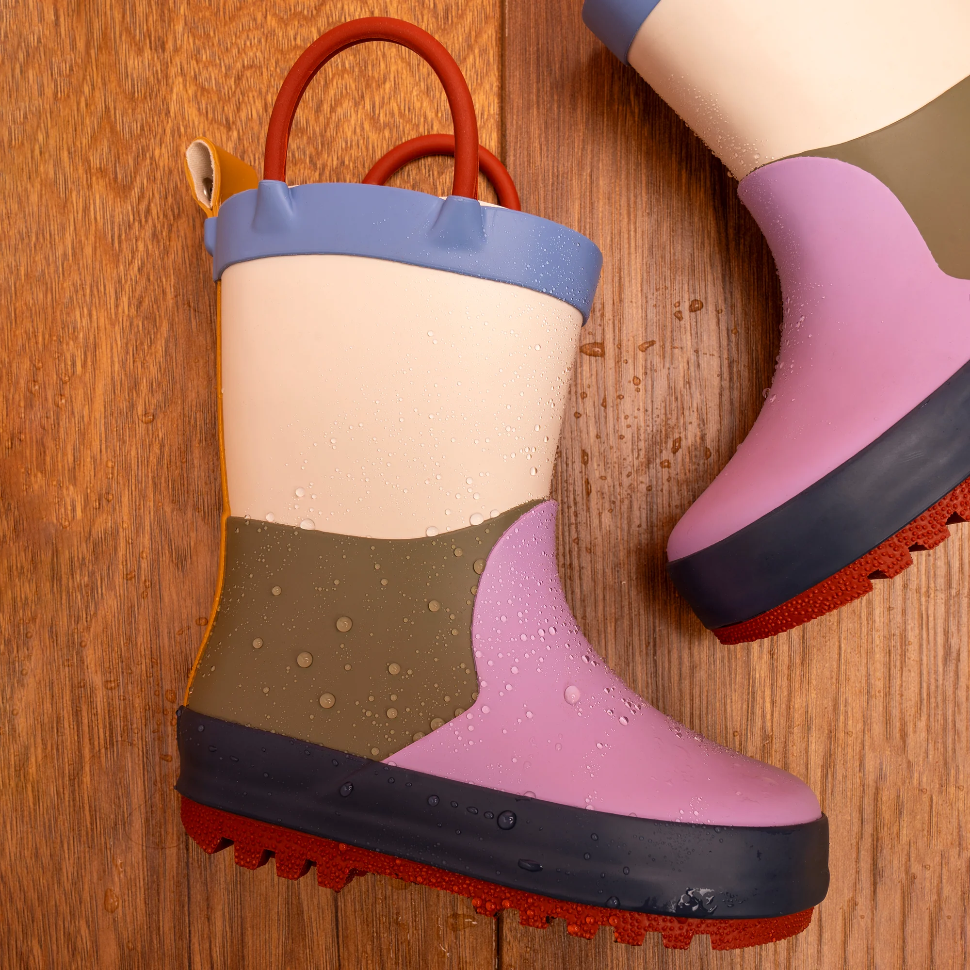 Lazy Dogz Bubblegum Lilac Toddler Wellington - Image 3
