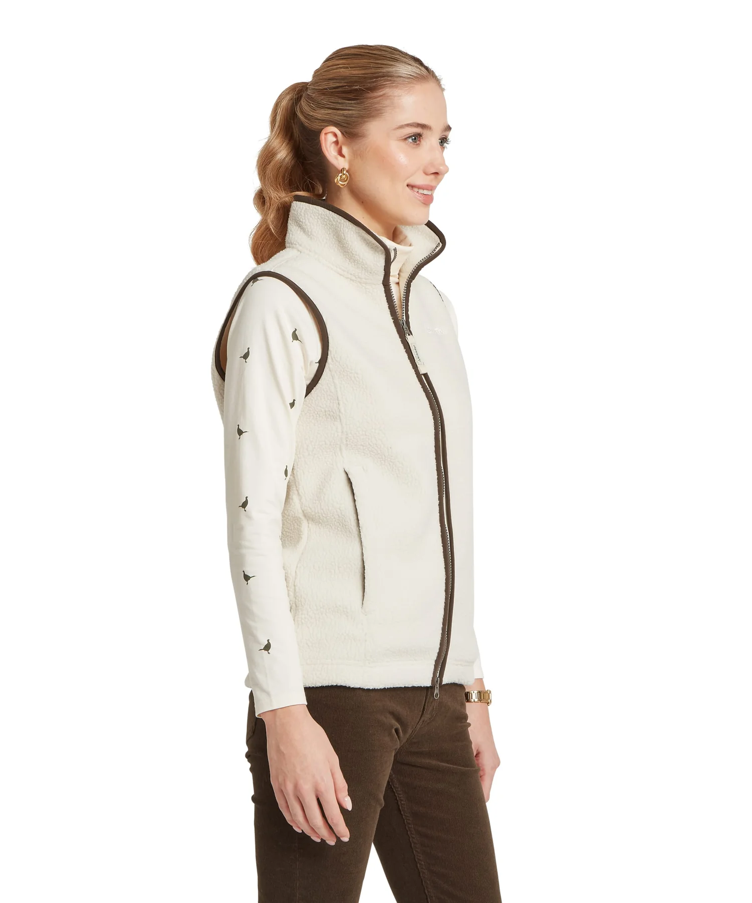 Schoffel Lyndon Retro Fleece Gilet - Image 2