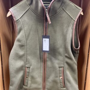 Claudia C Olive Fleece Gilet