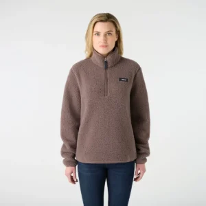 Musto Women's Cove Deep Pile Fleece - Plum Truffl